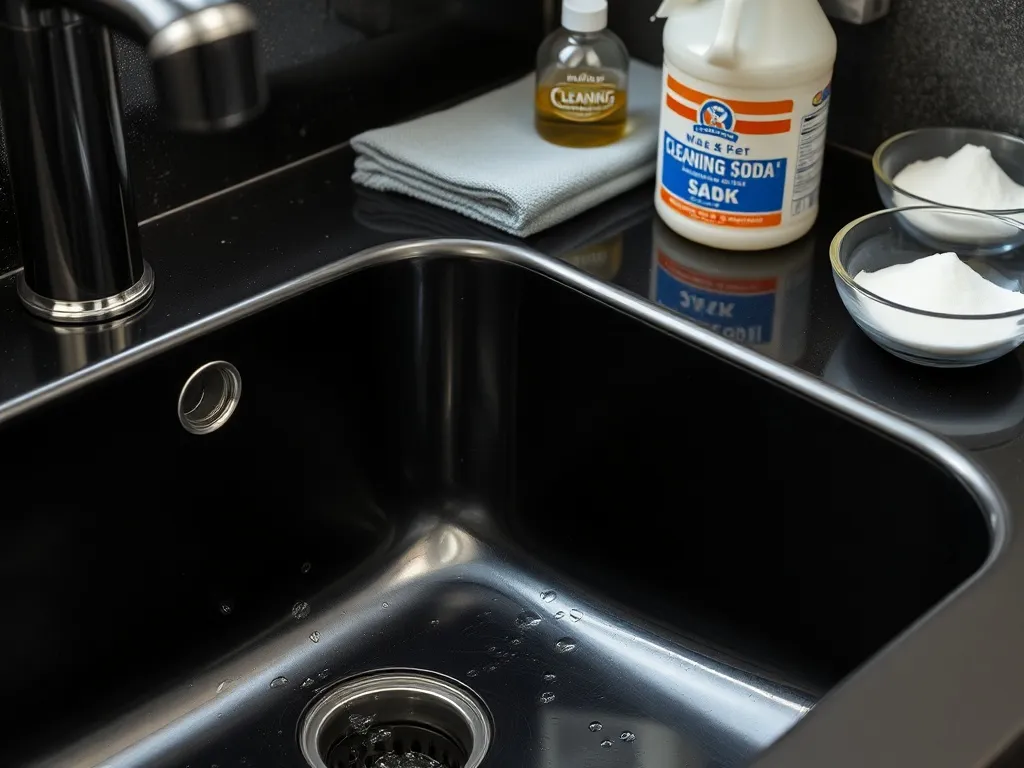 Czym wyczyścić czarny zlew? Sprawdzone metody i porady