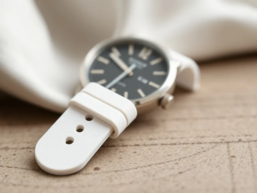 Czym wyczyścić biały silikonowy pasek od zegarka? Sprawdzone metody